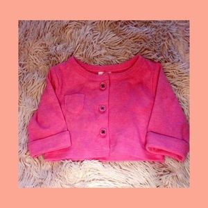 Newborn baby girl cardigan